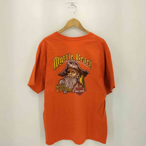 ハーレーダビッドソン HARLEY-DAVIDSON 背面プリント 半袖クルーネックTシャツ メンズ