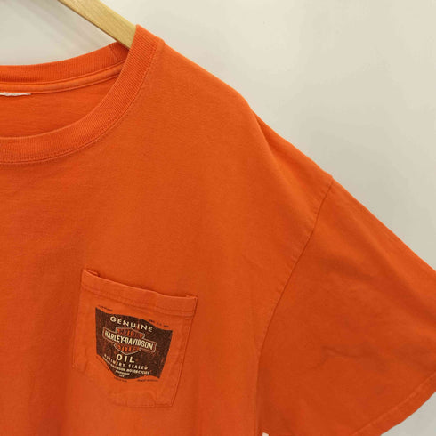 ハーレーダビッドソン HARLEY-DAVIDSON 背面プリント 半袖クルーネックTシャツ メンズ