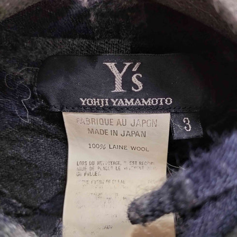 ワイズ Ys スリットウールシワ加工シャツ レディース JPN:3