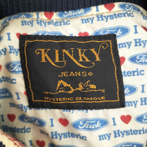 ヒステリックグラマー HYSTERIC GLAMOUR KINKY JEANS GROUPLE ジップアップデニムジャケット レディース FREE