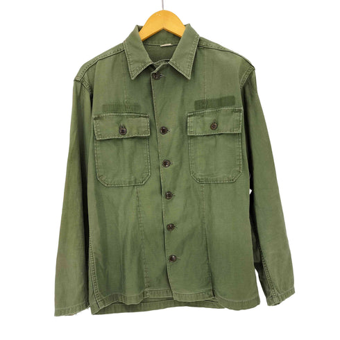 ユーエスアーミー U.S. ARMY 60s 1st Model OG107 Sateen Shirts 1stモデル 後期 OG107 筒袖 コットンサテン シャツ メンズ