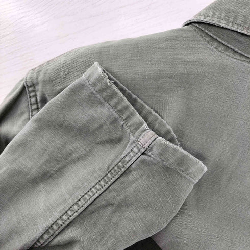 ユーエスアーミー U.S. ARMY 60s 1st Model OG107 Sateen Shirts 1stモデル 後期 OG107 筒袖 コットンサテン シャツ メンズ