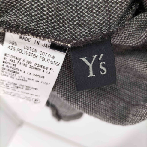 ワイズ Ys フリルグレンチェック クルーネック半袖Tシャツ レディース JPN:2