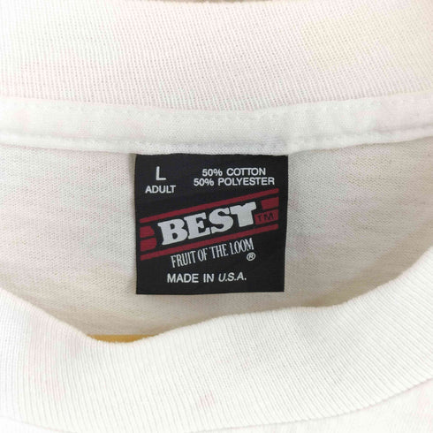フルーツオブザルーム FRUIT OF THE LOOM 90S USA製 ハイスクールプリントTシャツ メンズ L
