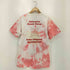 ヘインズ Hanes 00s タイダイ柄 GALVESTON BEACH PATROLプリント クルーネックTシャツ メンズ import:M