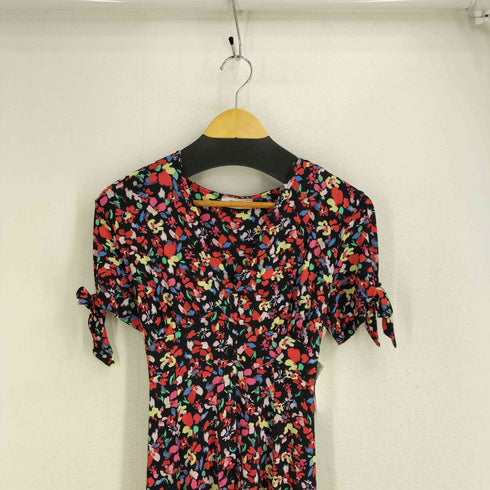 フィフィーユパリ FIFILLES PARIS 総柄 ロングシャツワンピース レディース