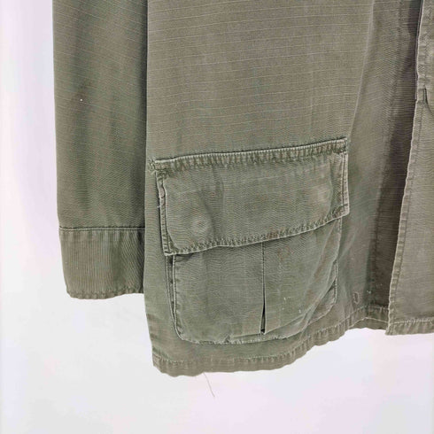ユーエスアーミー U.S. ARMY 60s 68年会計 4th Type Rip Stop Jungle Fatigue Jacket リップストップ 4th ジャングル ファティーグ ジャケット メンズ MEDIUM-REGULAR