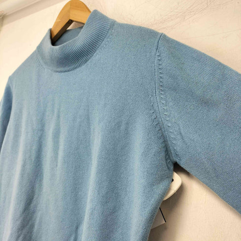 ピュアカシミヤ pure cashmere カシミヤ100 モックネックセーター レディース import:M