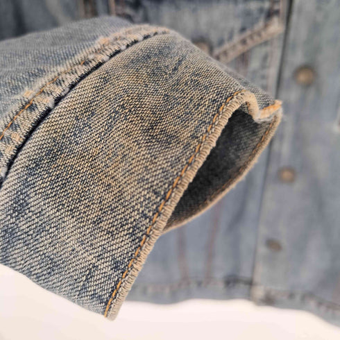 リーバイス Levis 90S 香港製 50S ショートホーンタグ復刻 WESTERN WEAR デニムジャケット メンズ import:M
