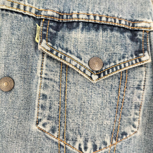 リーバイス Levis 90S 香港製 50S ショートホーンタグ復刻 WESTERN WEAR デニムジャケット メンズ import:M