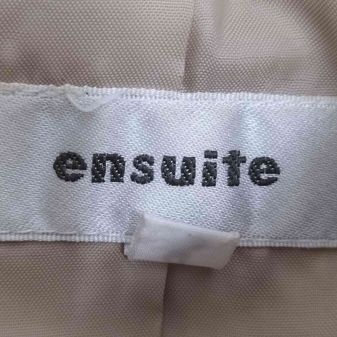 ensuite フォックスファー フリル フーデッドダウンコート レディース 2