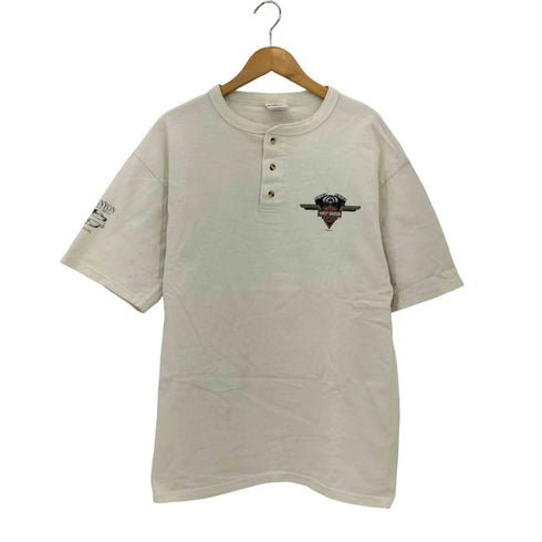 ハーレーダビッドソン HARLEY-DAVIDSON 00s ロゴプリント S/S ポロシャツ メンズ import:L