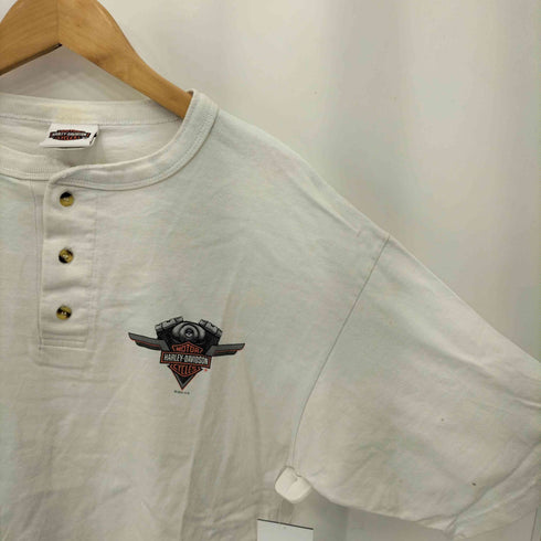 ハーレーダビッドソン HARLEY-DAVIDSON 00s ロゴプリント S/S ポロシャツ メンズ import:L