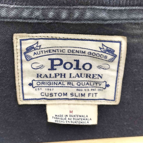 ポロラルフローレン POLO RALPH LAUREN ポニー刺しゅう ポケット クルーネックTシャツ フェード メンズ JPN:M