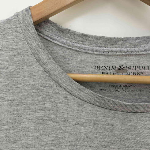 デニムアンドサプライラルフローレン DENIM&SUPPLY RALPH LAUREN スカルプリント クルーネック Tシャツ Y2K メンズ JPN:S
