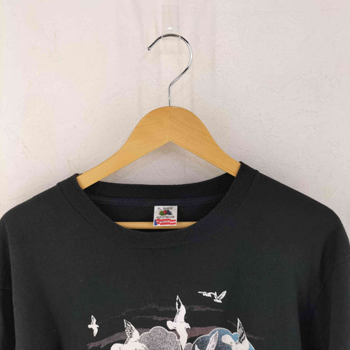 フルーツオブザルーム FRUIT OF THE LOOM 1992 USA製 St.Pete Beach 両面プリント Tシャツ メンズ XL