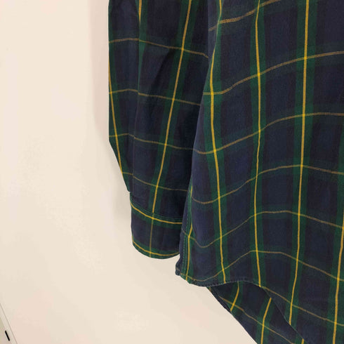ラルフローレン RALPH LAUREN 90s BLAIRE ポニー刺繍 ボタンダウン チェックシャツ メンズ import:L