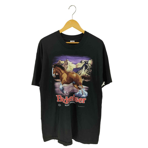 フルーツオブザルーム FRUIT OF THE LOOM 1993 USA製 ホースプリントTシャツ メンズ XL