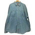 マルボロ Marlboro 90s ダンガリー サファリシャツ デニムシャツ メンズ import:XL