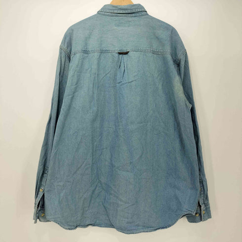 マルボロ Marlboro 90s ダンガリー サファリシャツ デニムシャツ メンズ import:XL