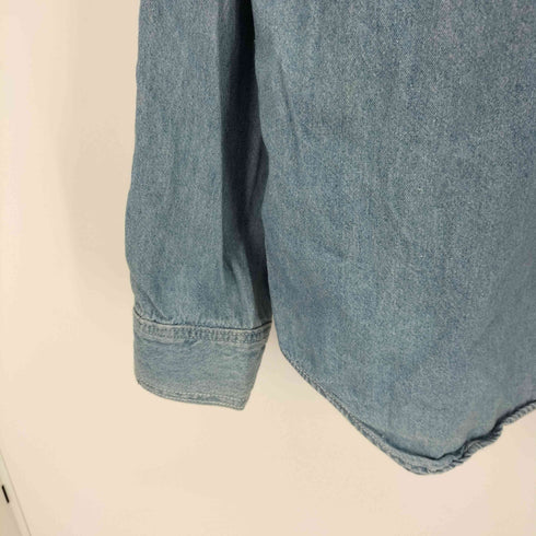 マルボロ Marlboro 90s ダンガリー サファリシャツ デニムシャツ メンズ import:XL