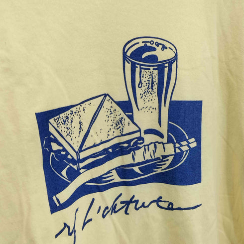 ROY LICHTENSTEIN 90-00s ポップアート クルーネックTシャツ メンズ import:XL