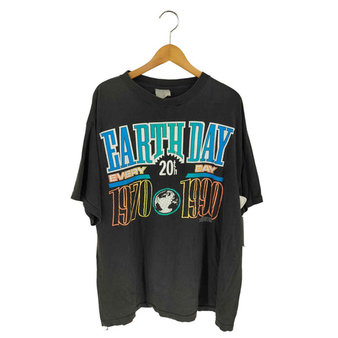 1990 EARTH DAY プリントTシャツ メンズ