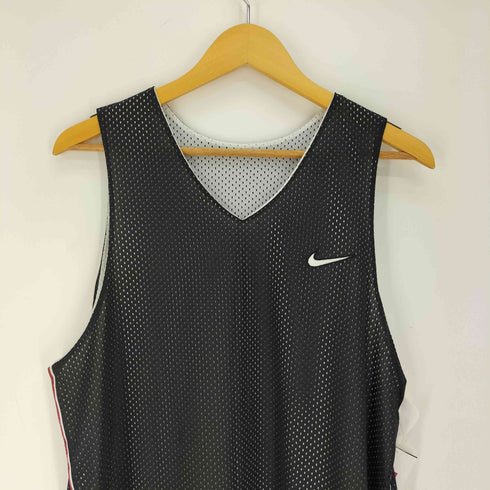 ナイキチーム NIKE TEAM 00S スウッシュ刺繍 メッシュ Vネック ノースリーブ メンズ XXL