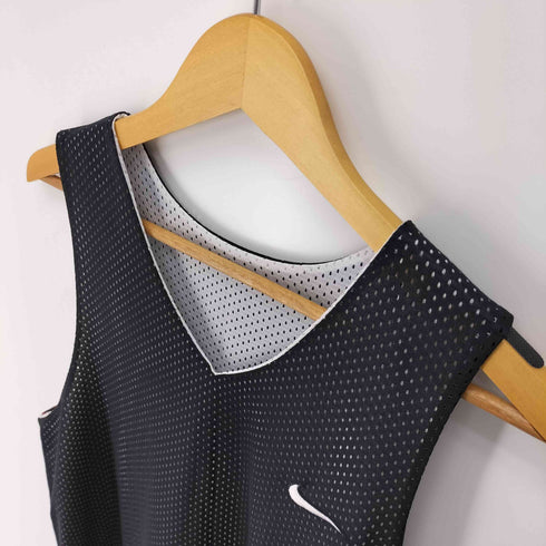 ナイキチーム NIKE TEAM 00S スウッシュ刺繍 メッシュ Vネック ノースリーブ メンズ XXL