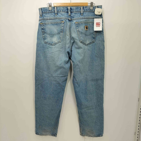 カーハート Carhartt ワッペン ジップフライ ワイド デニムパンツ バギー メンズ