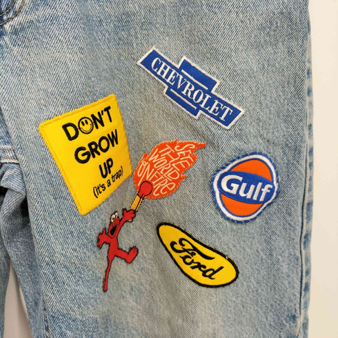 カーハート Carhartt ワッペン ジップフライ ワイド デニムパンツ バギー メンズ