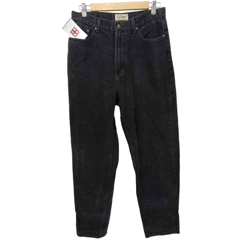 エルエルビーン L.L.Bean テーパード ブラック デニムパンツ メンズ 14 TALL