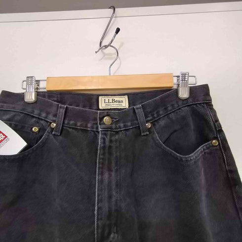 エルエルビーン L.L.Bean テーパード ブラック デニムパンツ メンズ 14 TALL