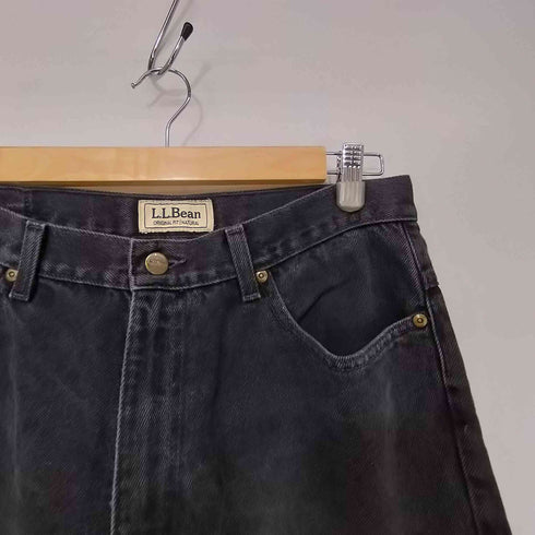 エルエルビーン L.L.Bean テーパード ブラック デニムパンツ メンズ 14 TALL