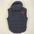 スーパードライ Superdry 極度乾燥(しなさい) Premium Black Label 裏地フリース 中綿 フーデット ベスト メンズ import:L