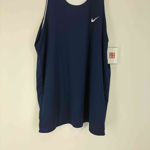 ナイキ NIKE 90-00S 黒タグ センター スウッシュ刺繍 Vネック ノースリーブ メンズ XXL