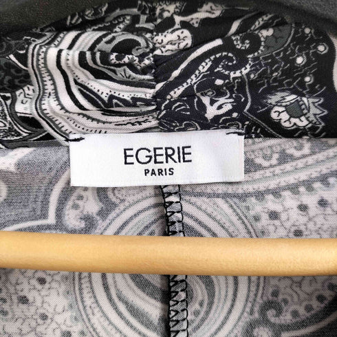 EGERIE PARIS ペイズリー柄 七分袖ワンピース レディース