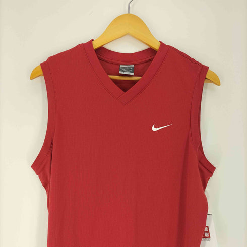 ナイキ NIKE 00S グレータグ センター スウッシュ刺繍 Vネック ノースリーブ メンズ XXL