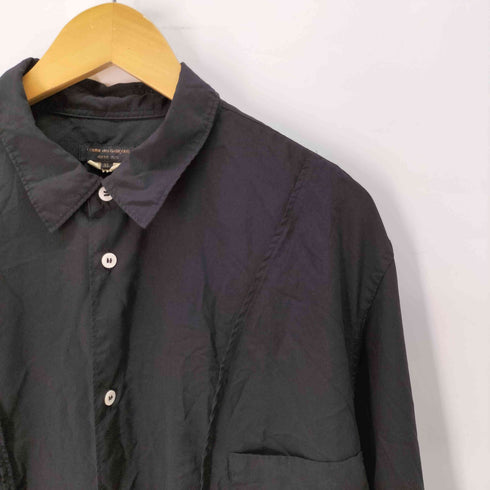 コムデギャルソンオムプリュス COMME des GARCONS HOMME PLUS 再構築 ドッキング ポリ縮絨 シャツ メンズ JPN:XL
