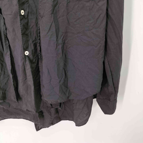 コムデギャルソンオムプリュス COMME des GARCONS HOMME PLUS 再構築 ドッキング ポリ縮絨 シャツ メンズ JPN:XL