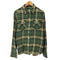 WYTHE コットン フランネル シャツ メンズ import:M
