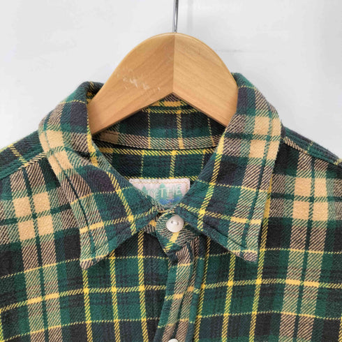 WYTHE コットン フランネル シャツ メンズ import:M
