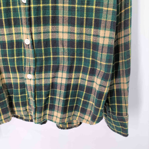WYTHE コットン フランネル シャツ メンズ import:M
