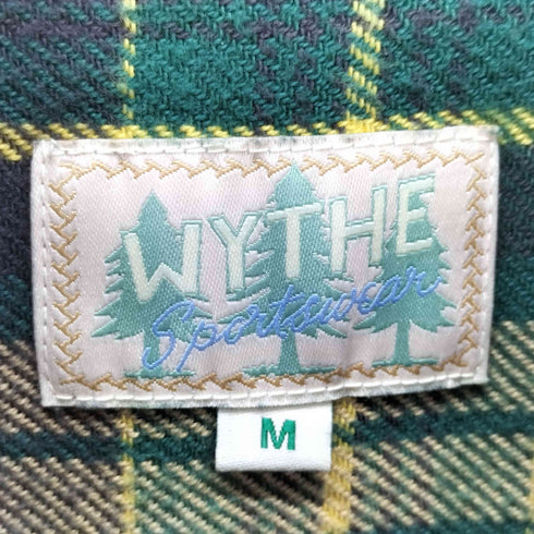 WYTHE コットン フランネル シャツ メンズ import:M
