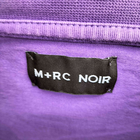 マルシェノア M+RC NOIR ダメージ ロゴプリント L/S クルーネックTシャツ ボロ 襤褸 メンズ import:XL