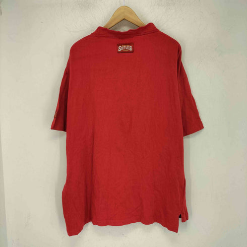 SOFTWEAR シングルステッチ 企業ロゴ ピンナップガール Tシャツ メンズ L/G