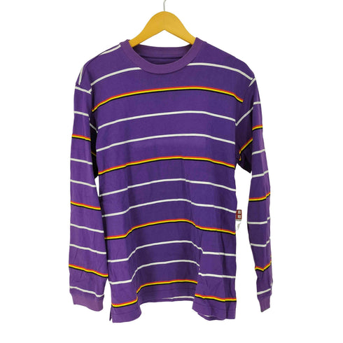 シュプリーム Supreme マルチボーダー L/S クルーネックTシャツ メンズ import:XL