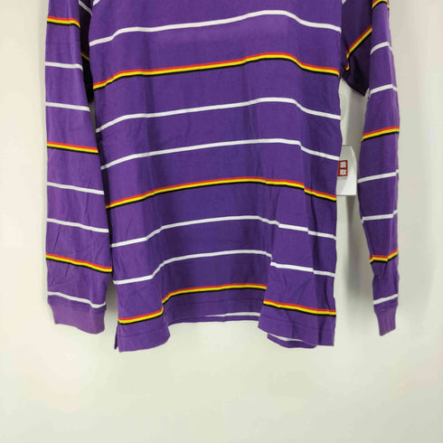シュプリーム Supreme マルチボーダー L/S クルーネックTシャツ メンズ import:XL