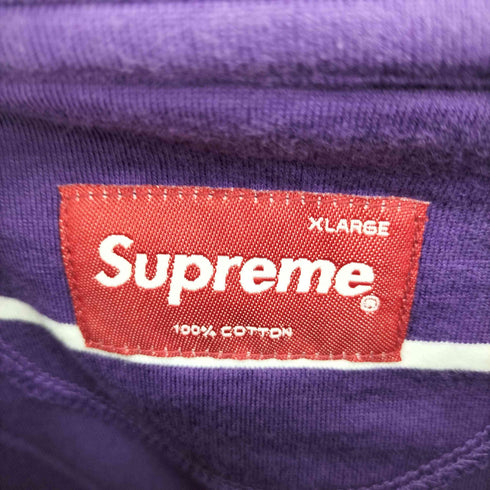 シュプリーム Supreme マルチボーダー L/S クルーネックTシャツ メンズ import:XL