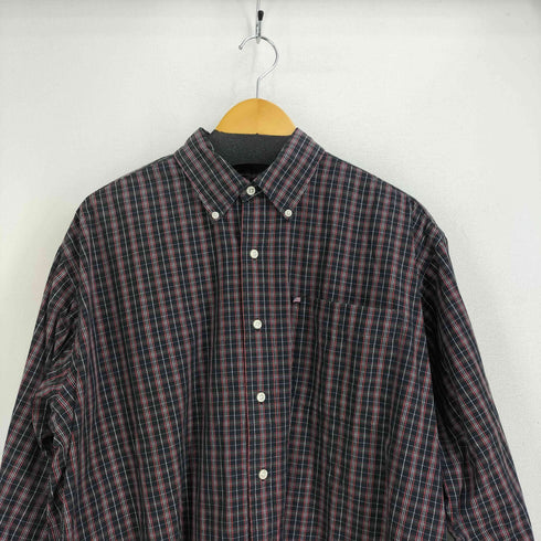 ポロジーンズカンパニーラルフローレン POLO JEANS COMPANY RALPH LAUREN 90-00S チェック柄 L/S ボタンダウンシャツ メンズ import:L